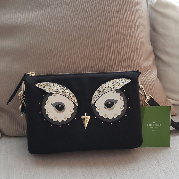 ♠️Kate Spade Owl Star Bright Owl🦉 Madelyne crossbody bag - Picture 3 of 10
